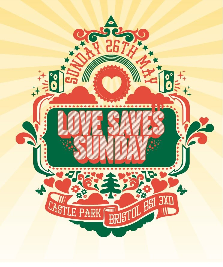 Love Saves Sunday 2013 - Flyer front