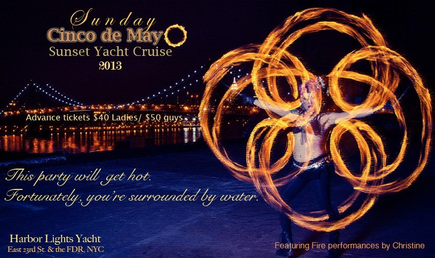 Cinco de Mayo Sunset Cruise  - Flyer front