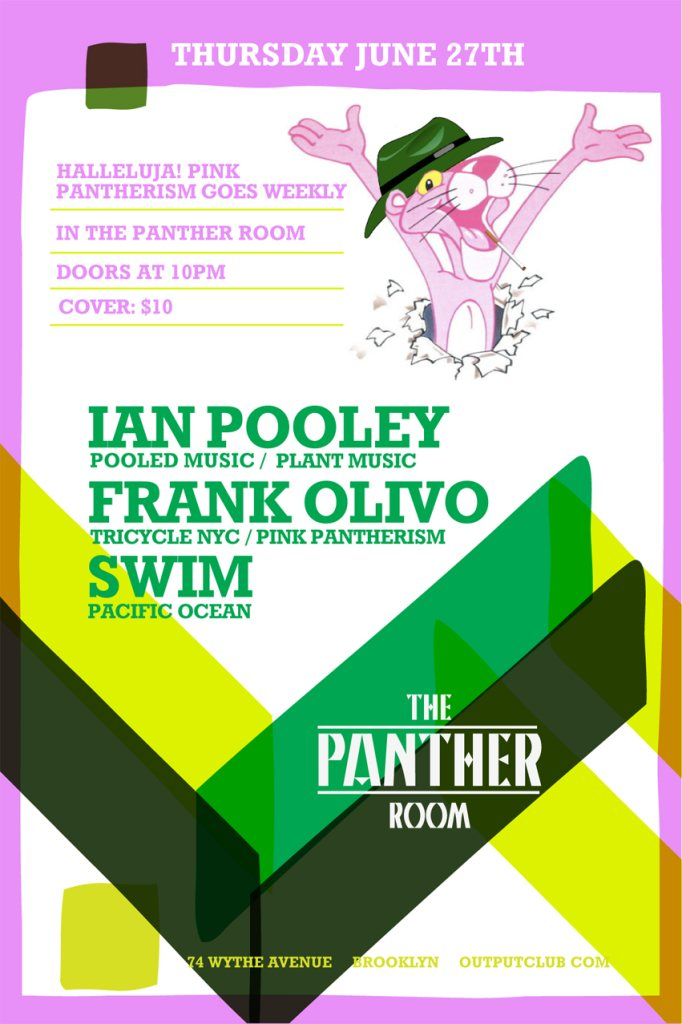 Pink Pantherism with Ian Pooley - Flyer front