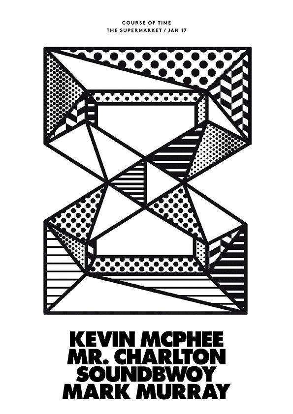Course Of Time with Kevin Mcphee, Mr. Charlton & Soundbwoy - Flyer back