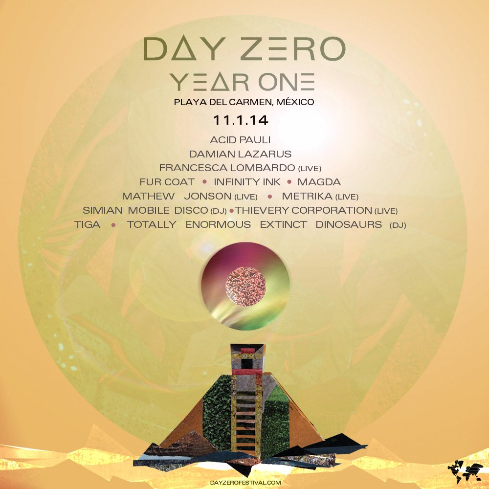 Day Zero - Year One - Flyer front