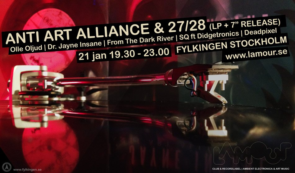 Anti art Alliance - Flyer front