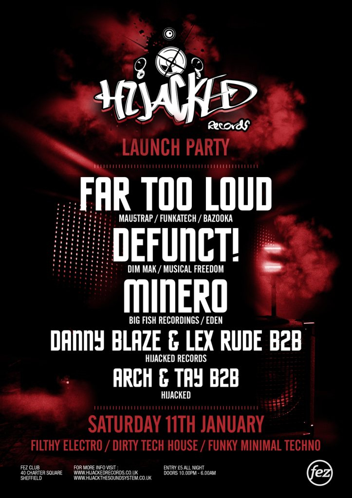 Hijacked Launch Party at The Fez Club, Sheffield