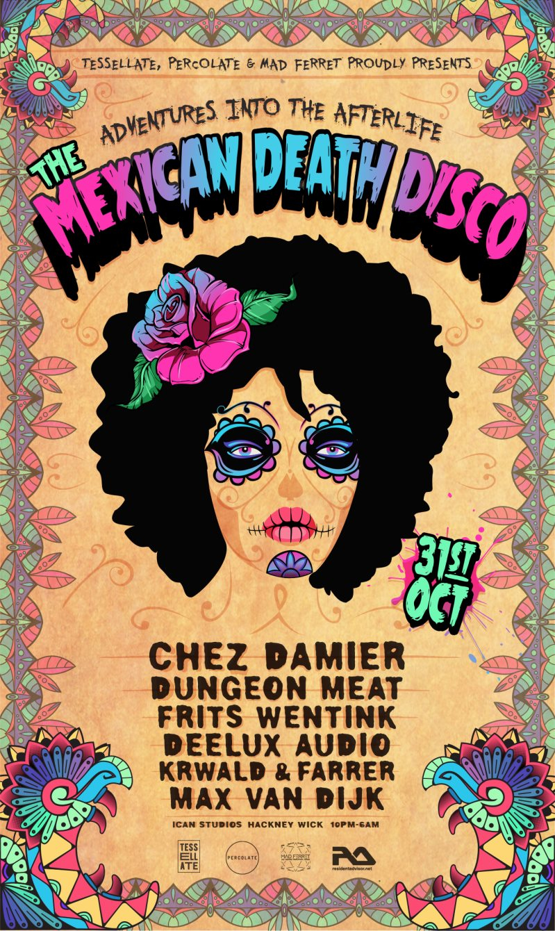 The Mexican Death Disco - Flyer front