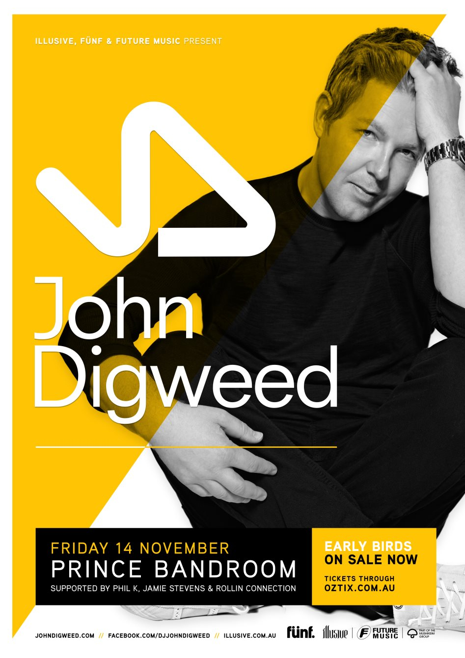 John Digweed - Flyer front