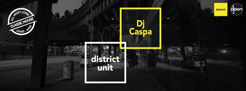 Dj Caspa X District Unit X La Pause - Flyer front