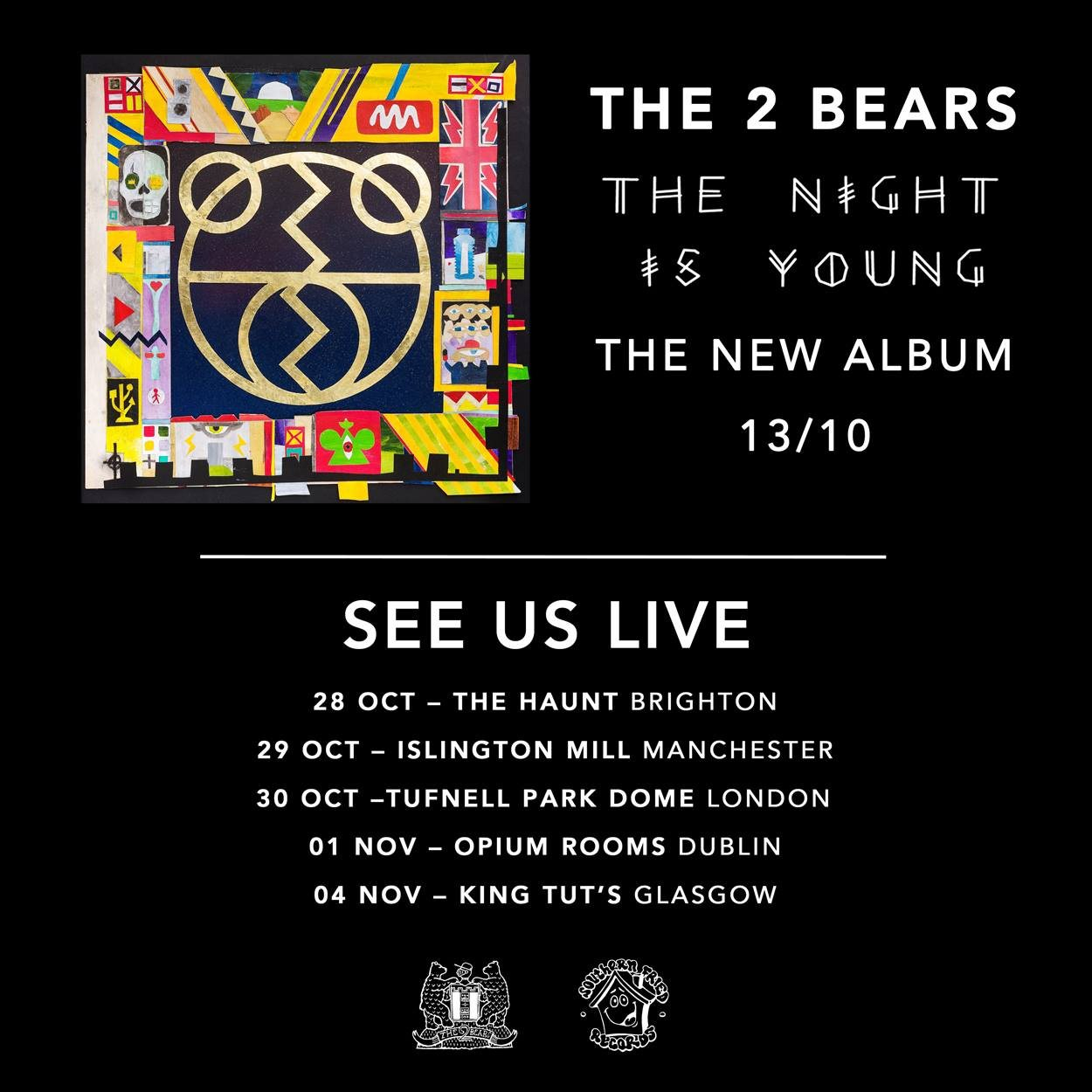 Hidden Agenda: The 2 Bears - Live - Flyer front