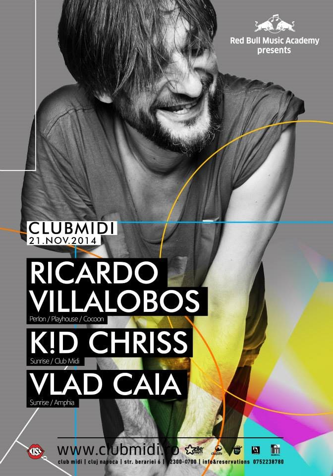 RBMA presents: Ricardo Villalobos, Vlad Caia & K!D Chriss - Flyer front