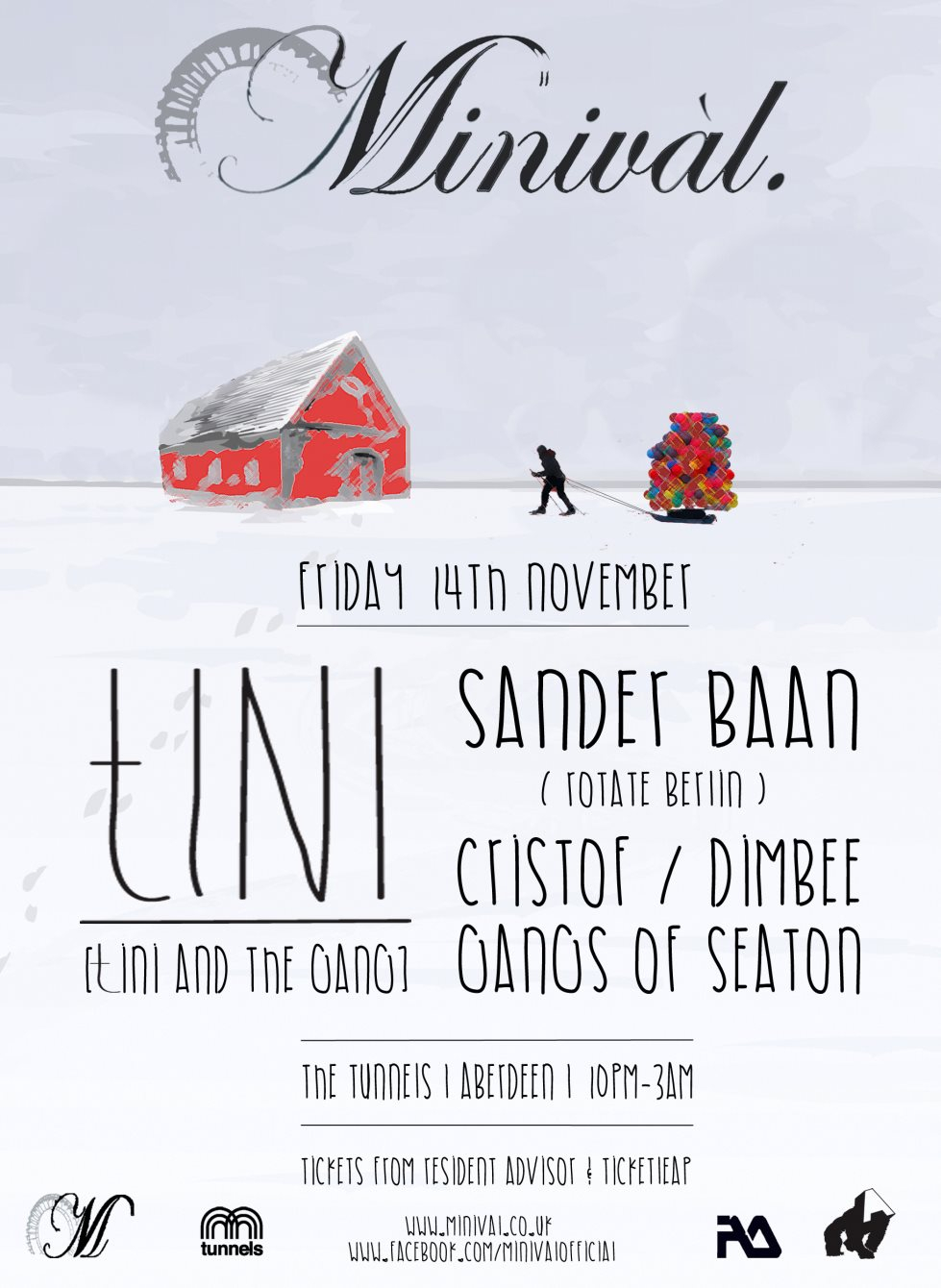 Minival with Tini & Sander Baan - Flyer front