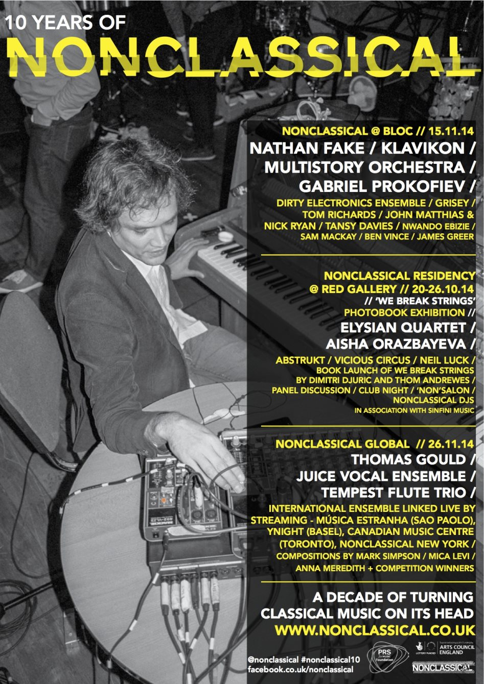 Nonclassical Bloc Feat. Nathan Fake - Flyer front