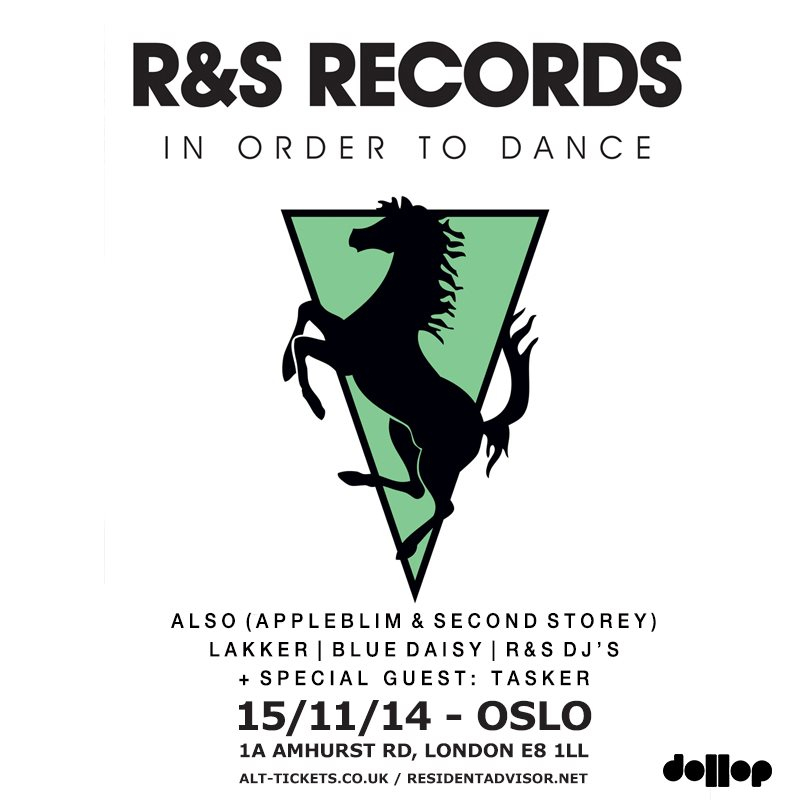 R&S Records - London - Flyer front