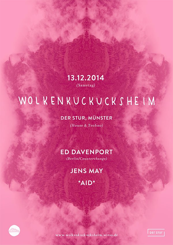 Wolkenkuckucksheim – Feat. Ed Davenport - Flyer front