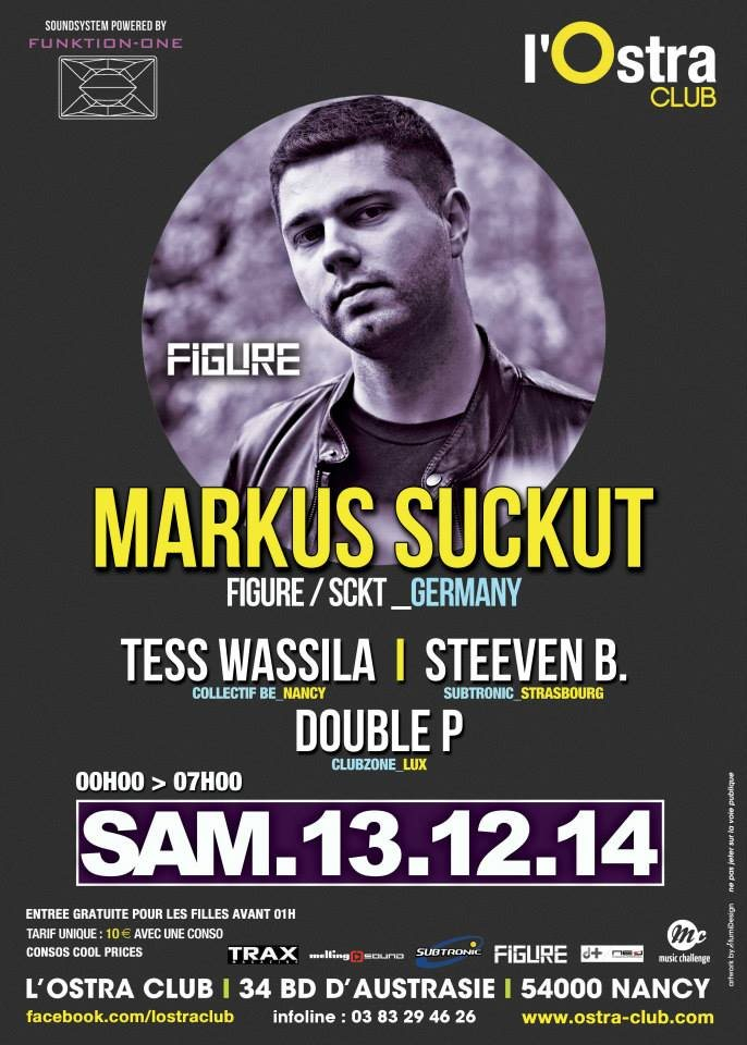 Markus Suckut - Flyer front