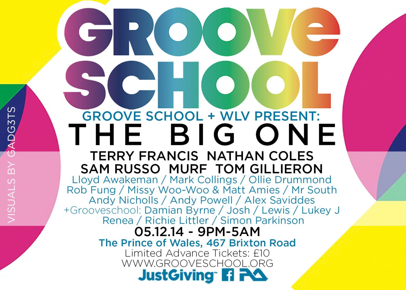 Groove School & WLV present... The Big One - Flyer front