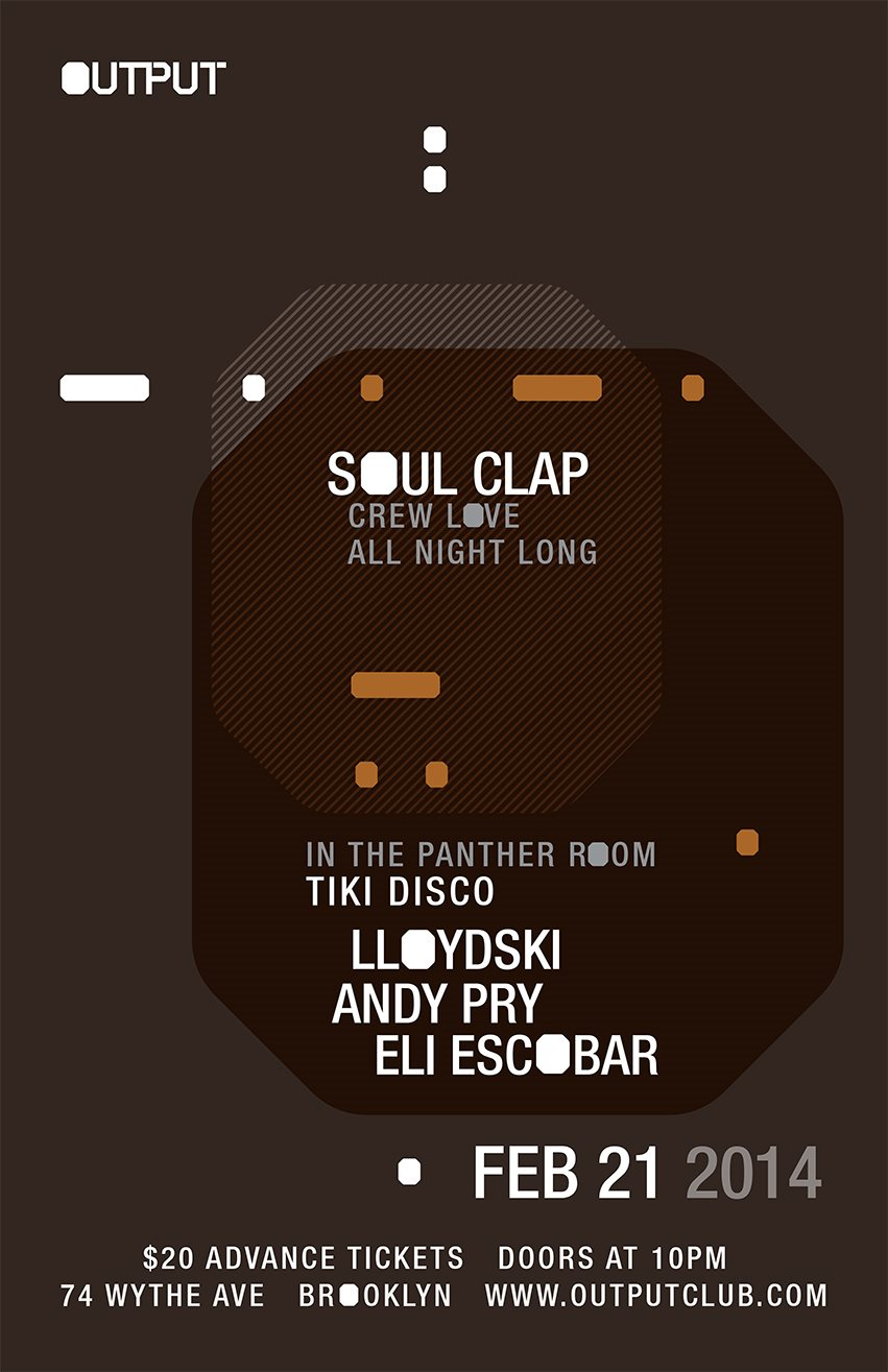 Soul Clap with Tiki Disco - Flyer front