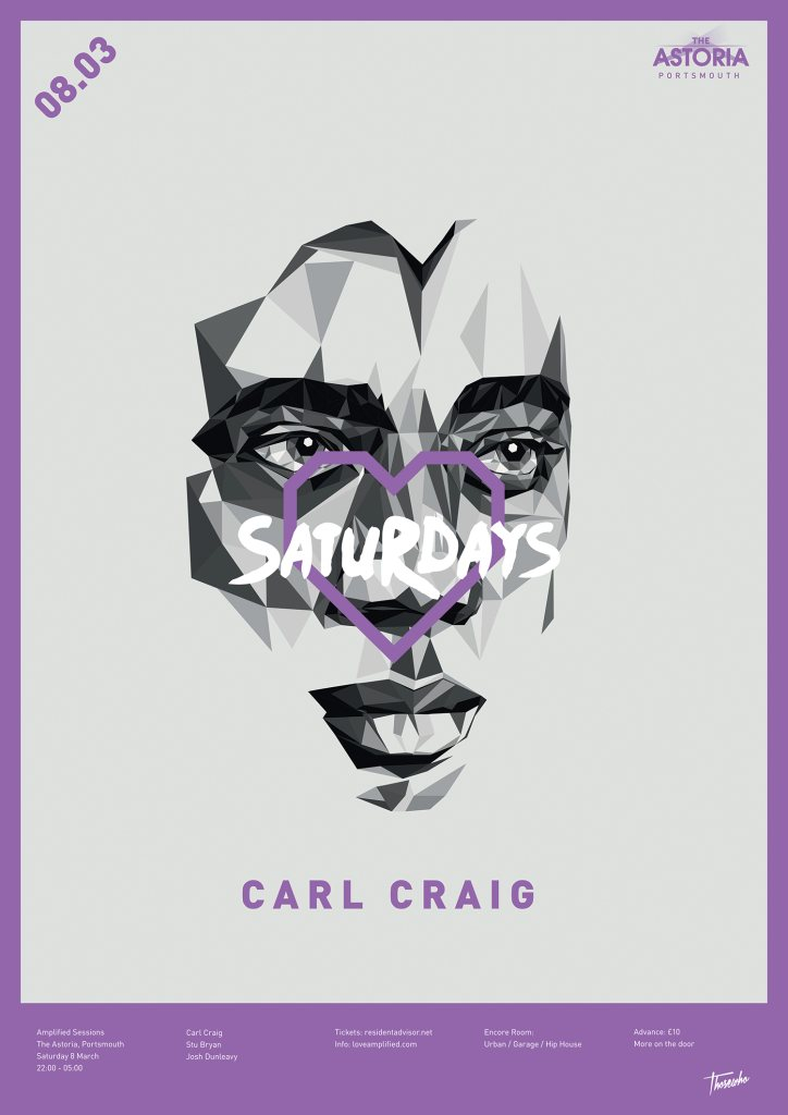 Amplified Sessions - Carl Craig - Flyer front