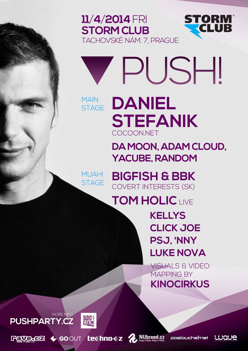 Push! w Daniel Stefanik - Flyer front
