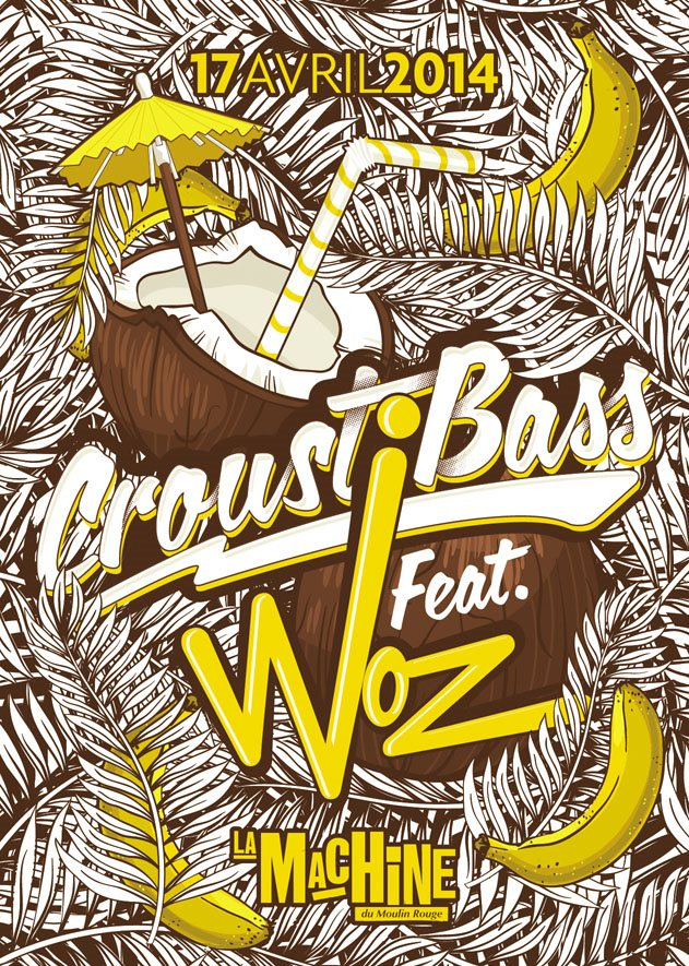 Croustibass feat. WOZ - Flyer front