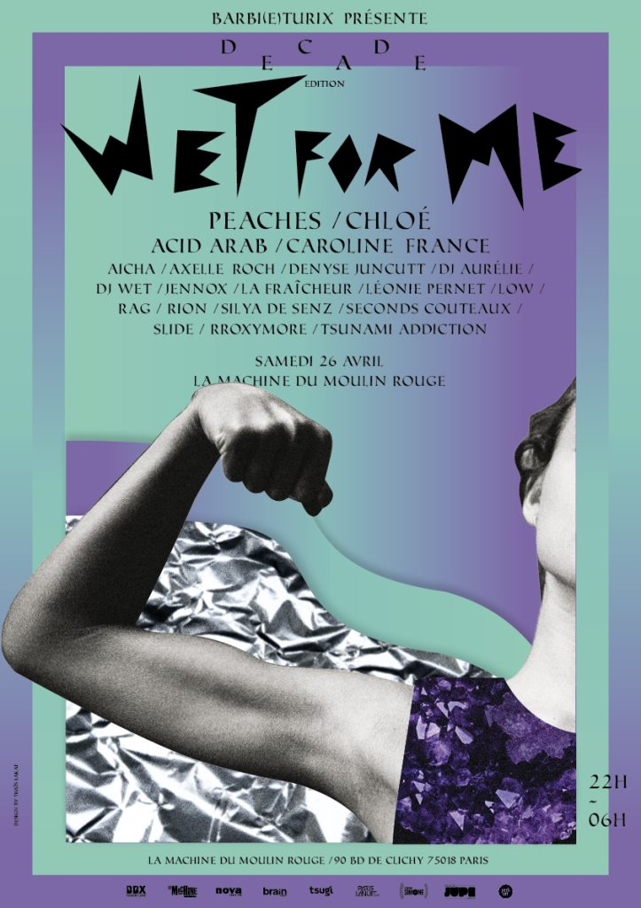 WET For ME: Decade Edition - Flyer front