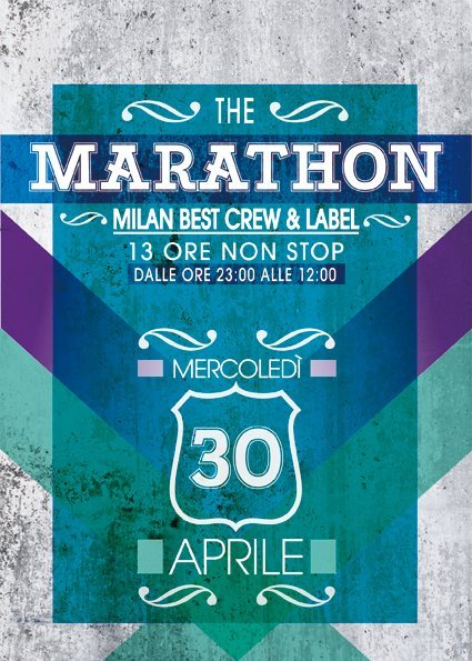 the Marathon - Flyer front