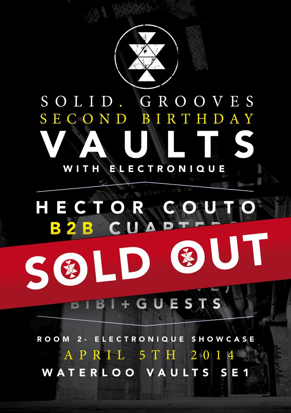 Solidgrooves 2nd Birthday - Flyer front
