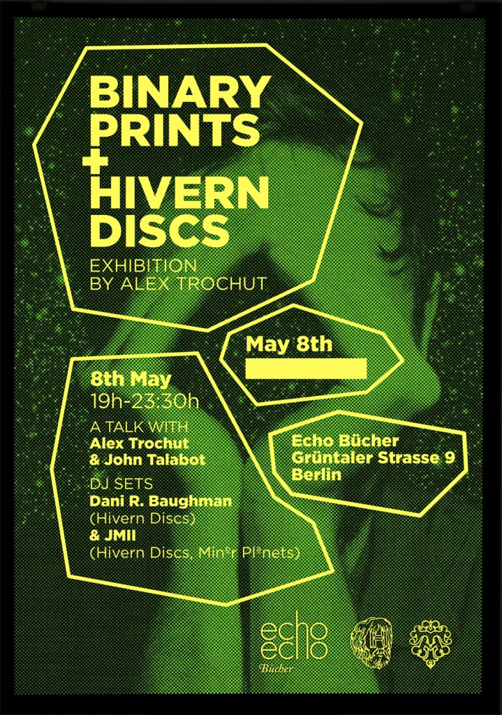 Binary Prints + Hivern Discs - Flyer front