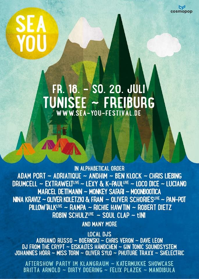 Tonfall at Sea You Festival 2014 - Flyer front