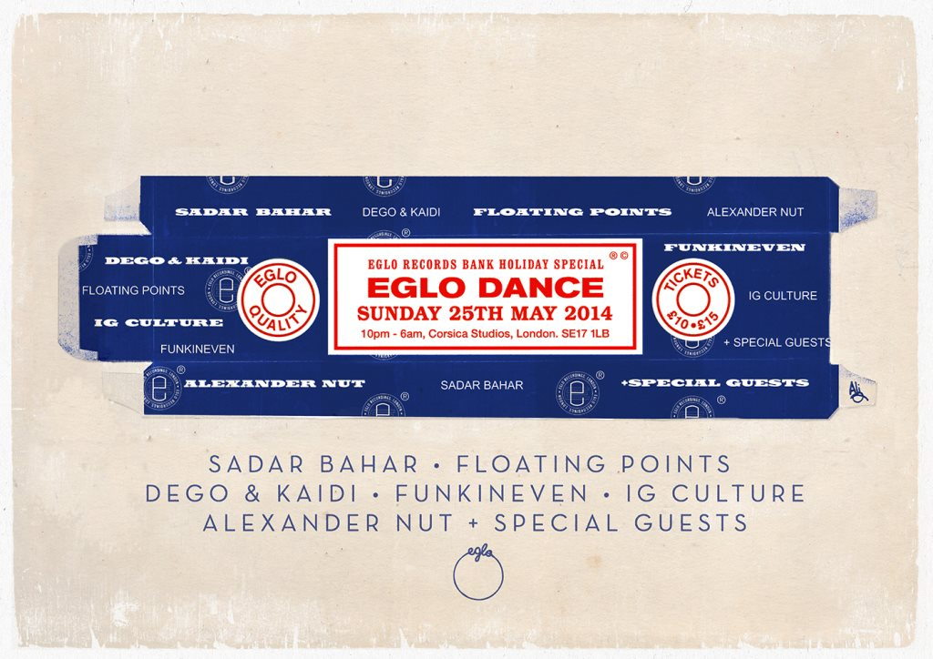 Eglo Records Bank Holiday Special - Flyer front