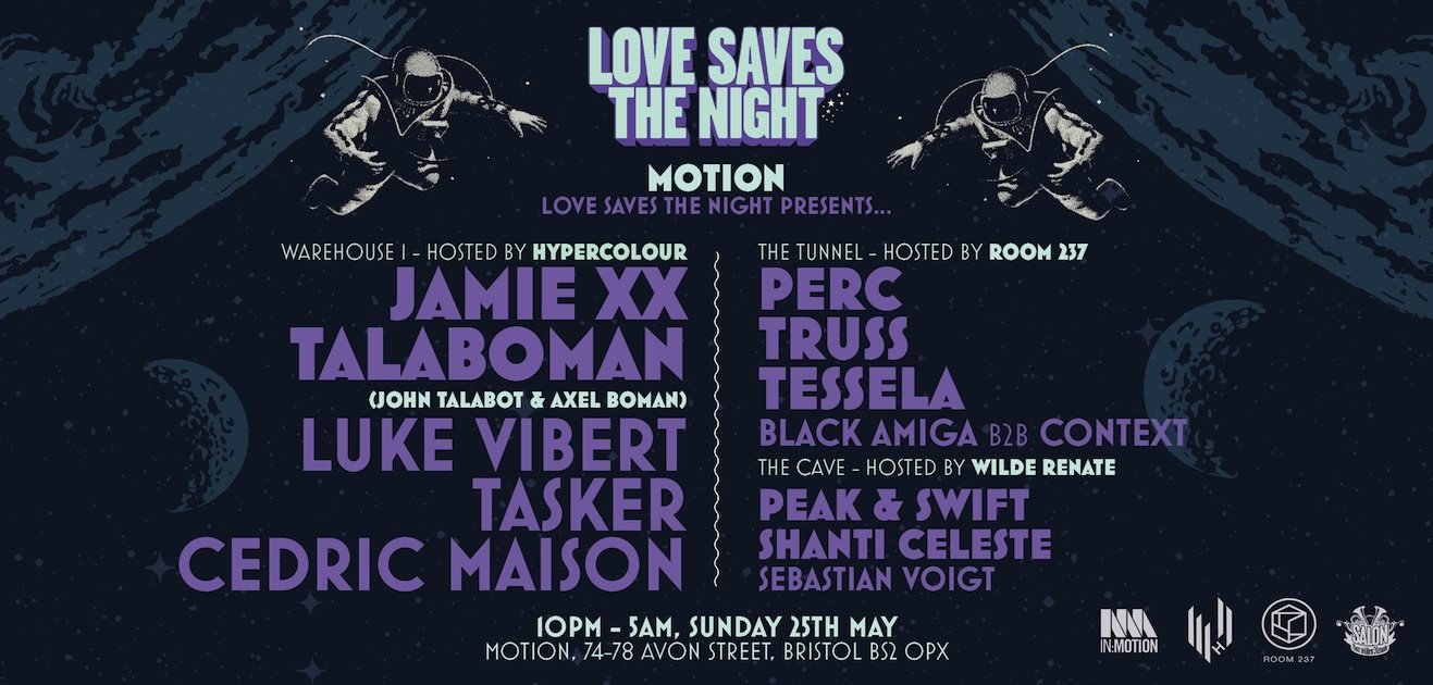 Love Saves The Night presents - Flyer front