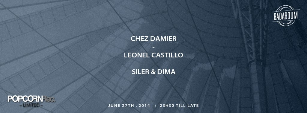 Chez Damier, Leonel Castillo, Siler & Dima - Flyer front