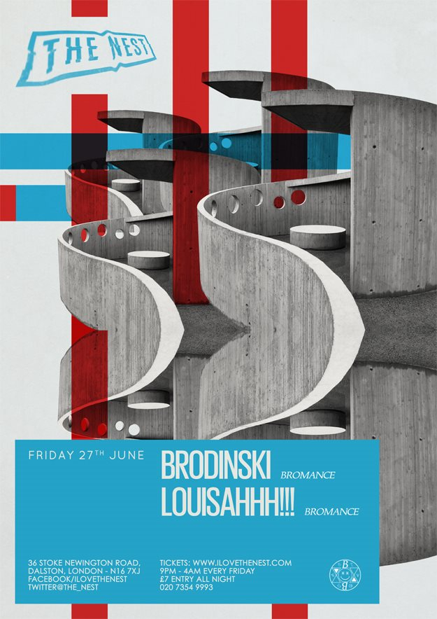 Brodinski + Louisahhh - Flyer front