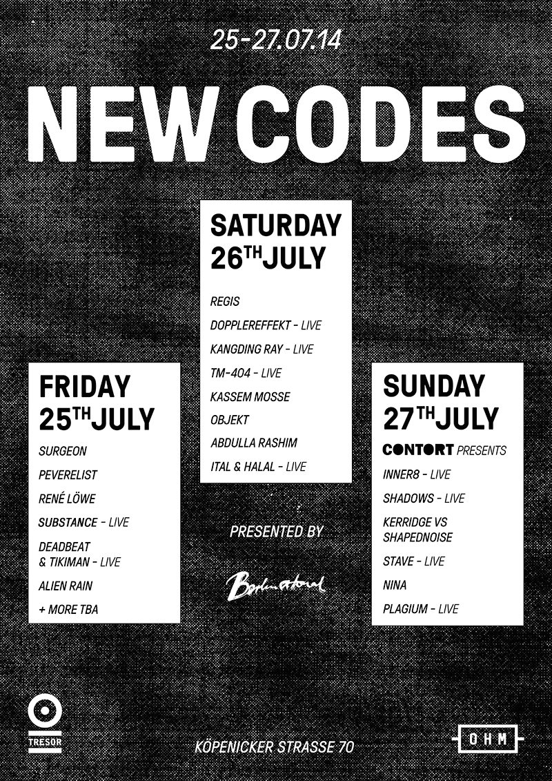 New Codes Pt.1 - Flyer front
