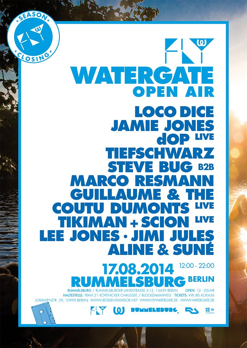 FLY Watergate Open Air - Flyer front