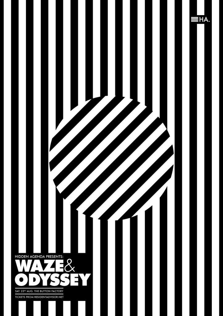 Hidden Agenda: Waze & Odyssey - Flyer front