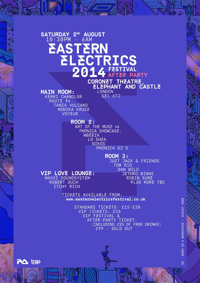 Eastern Electrics Festival After-Party - Flyer back