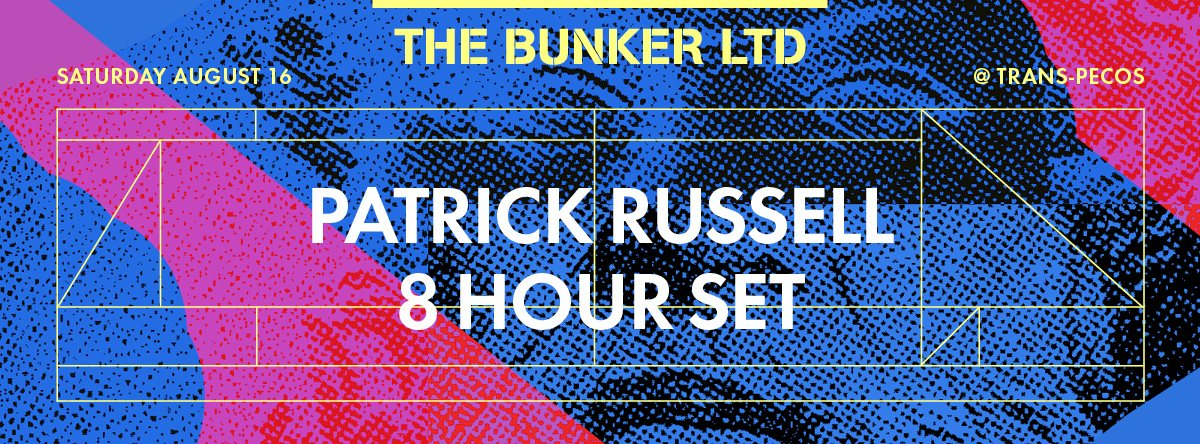 The Bunker Limited with Patrick Russell - Flyer front