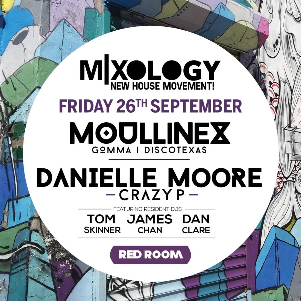 Mixology Exclusive - Moullinex & Danielle Moore - Flyer front