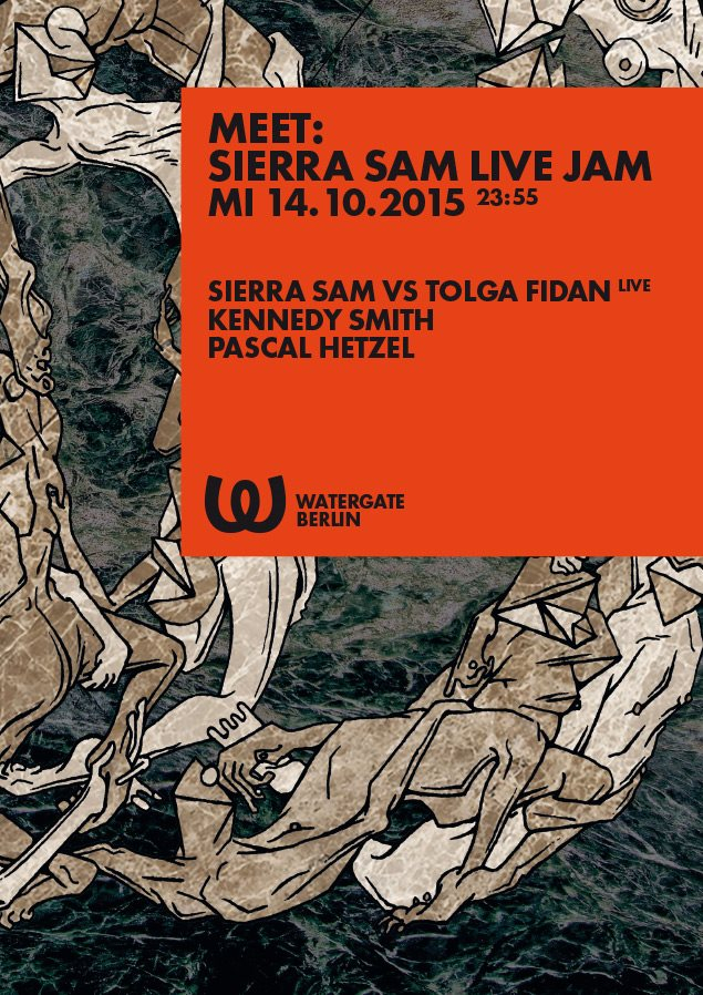 Meet: Sierra Sam Live Jam - Flyer front