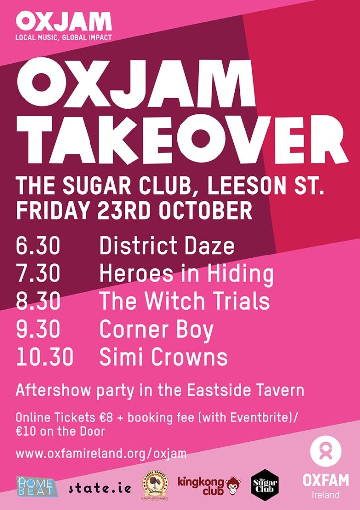 Oxjam Takeover 2015 - Flyer front
