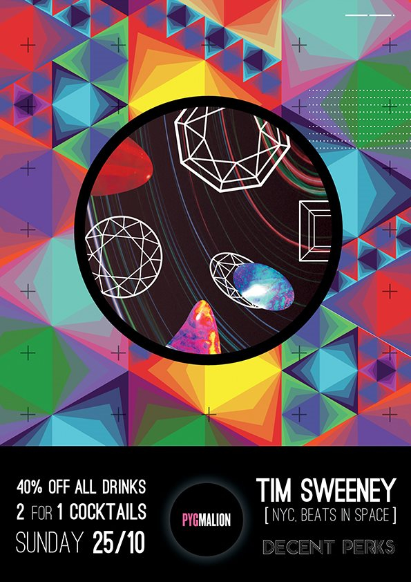 Pyg Sundays presents Tim Sweeney [BIS/DFA Records] - Flyer front