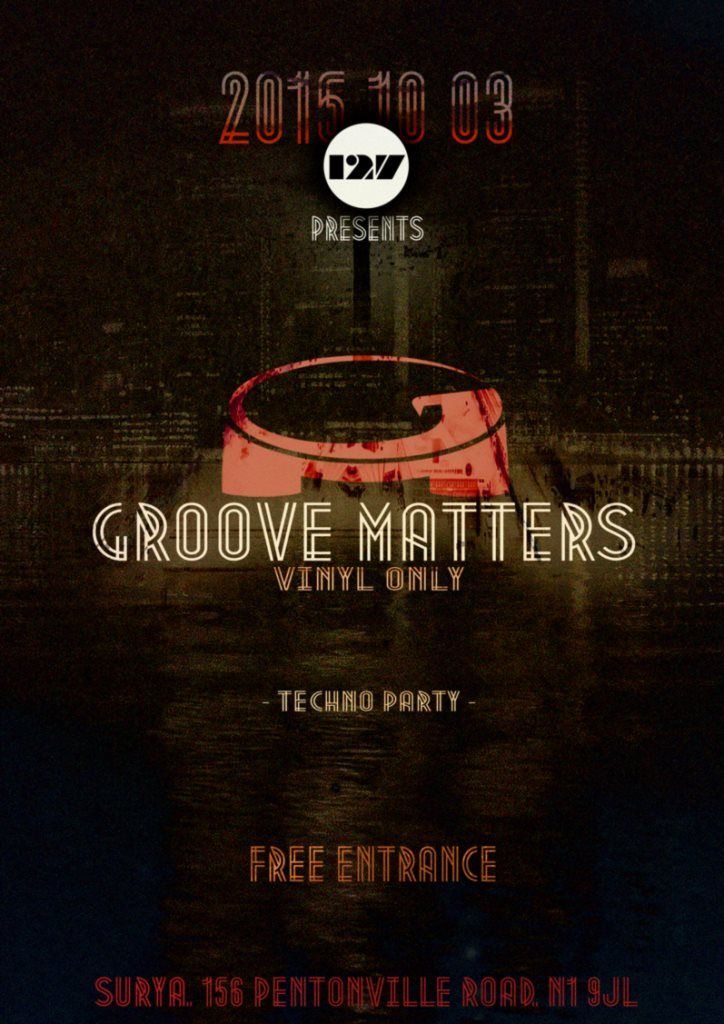 Groove Matters - No.3 - Free - Flyer front