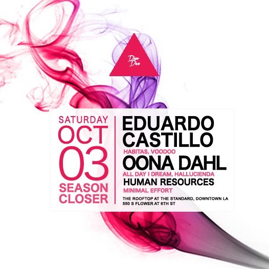 Disco Dive Season Closing Party feat. Eduardo Castillo, Oona Dahl and Human Resources - Flyer front
