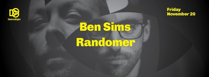 Ben Sims & Randomer - Flyer front