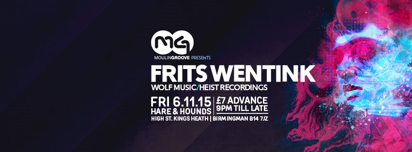 Moulin Groove presents Frits Wentink - Flyer front