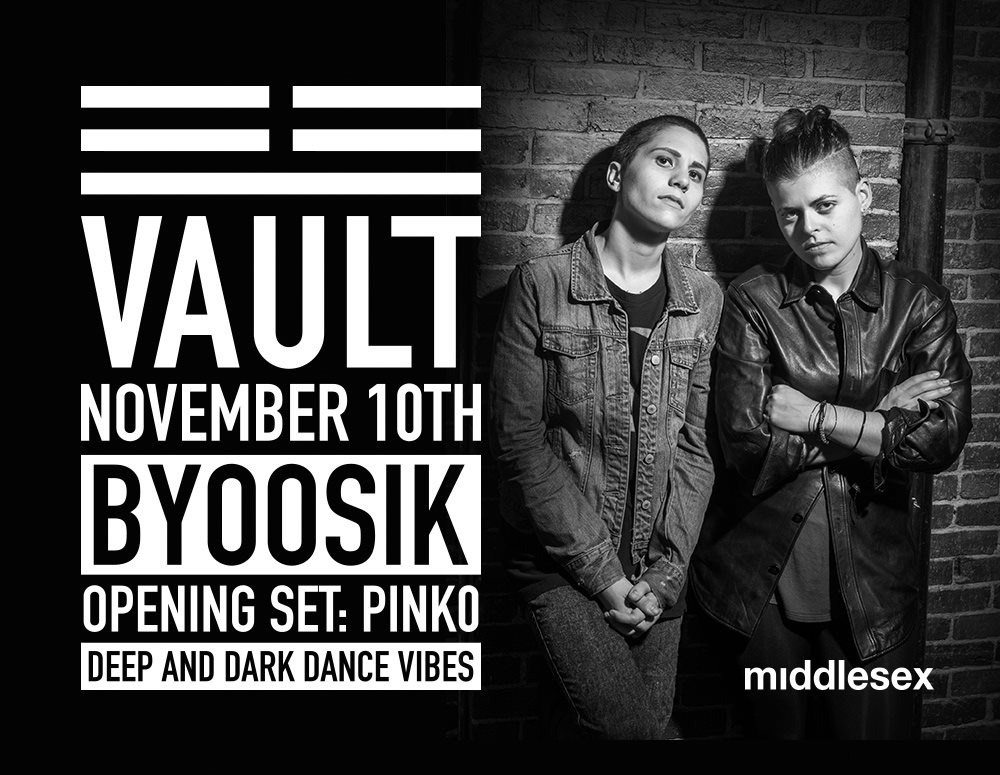 Vault: Byoosik, Opening set by Pink0 - Flyer front