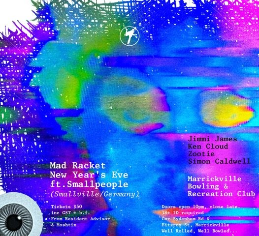 Mad Racket NYE Feat. Smallpeople - Flyer front
