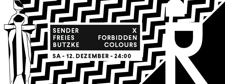 SFB X Forbidden Colours with Lake People - El_txef_a - Ada - Till Von Sein - a.o - Flyer front