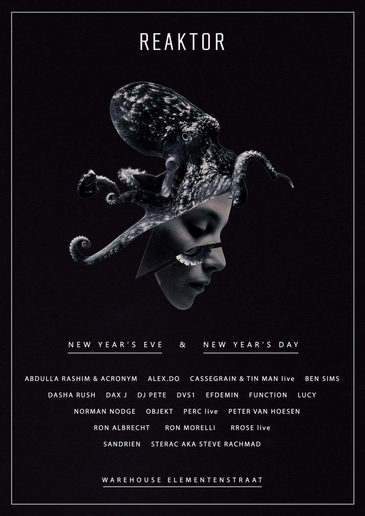 Reaktor - New Year's Eve & Day - Flyer front