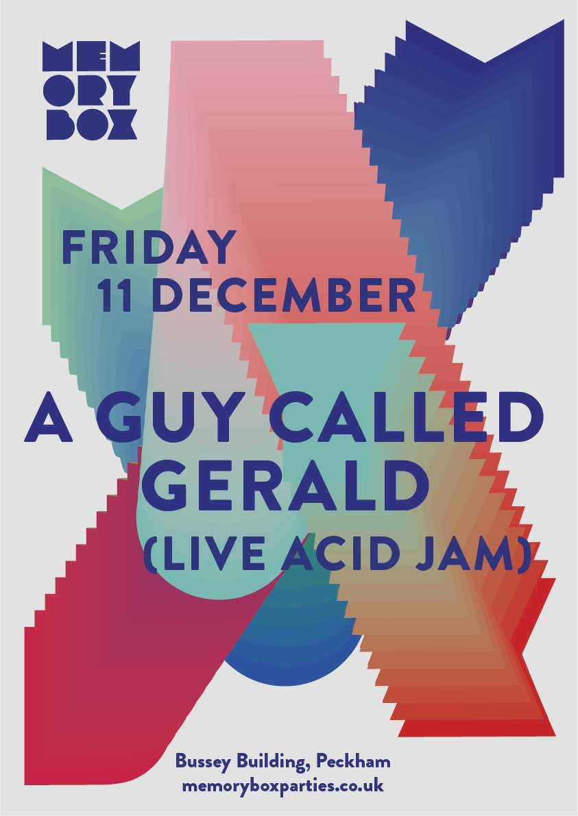 Memorybox presents A Guy Called Gerald (Live Acid Jam) - Flyer front