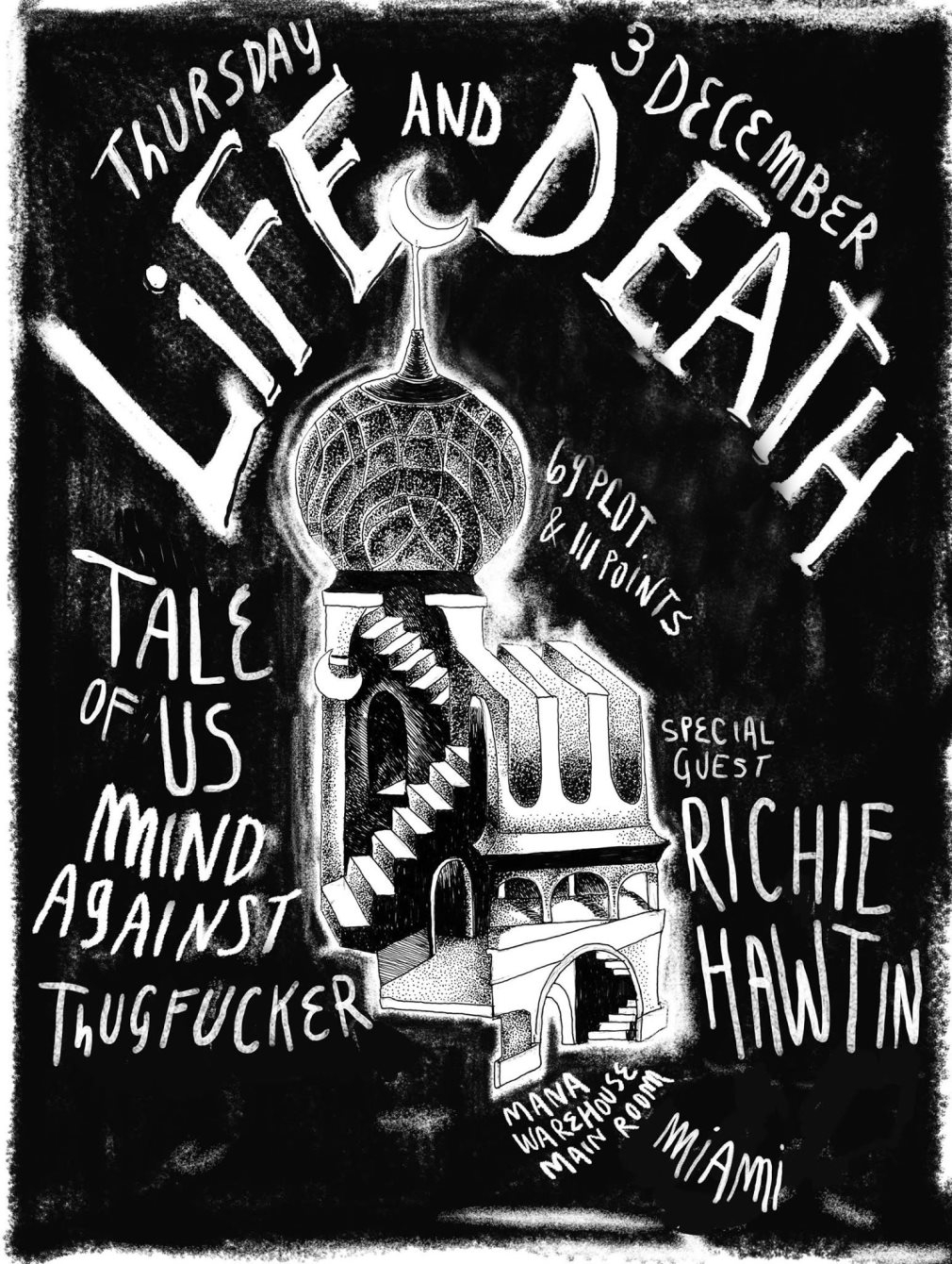 Life and Death - Flyer front